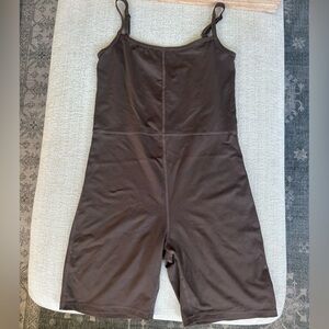 Vestique Brown Cycling Romper